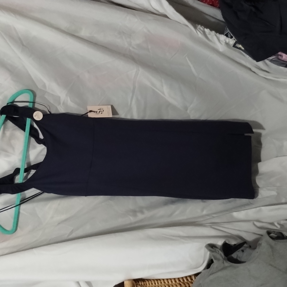 Dark blue dress